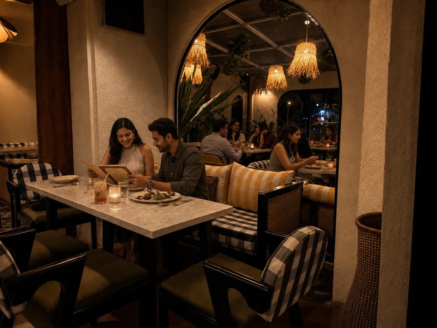 Cosy dinner ambience at Goat Brew Mumbai