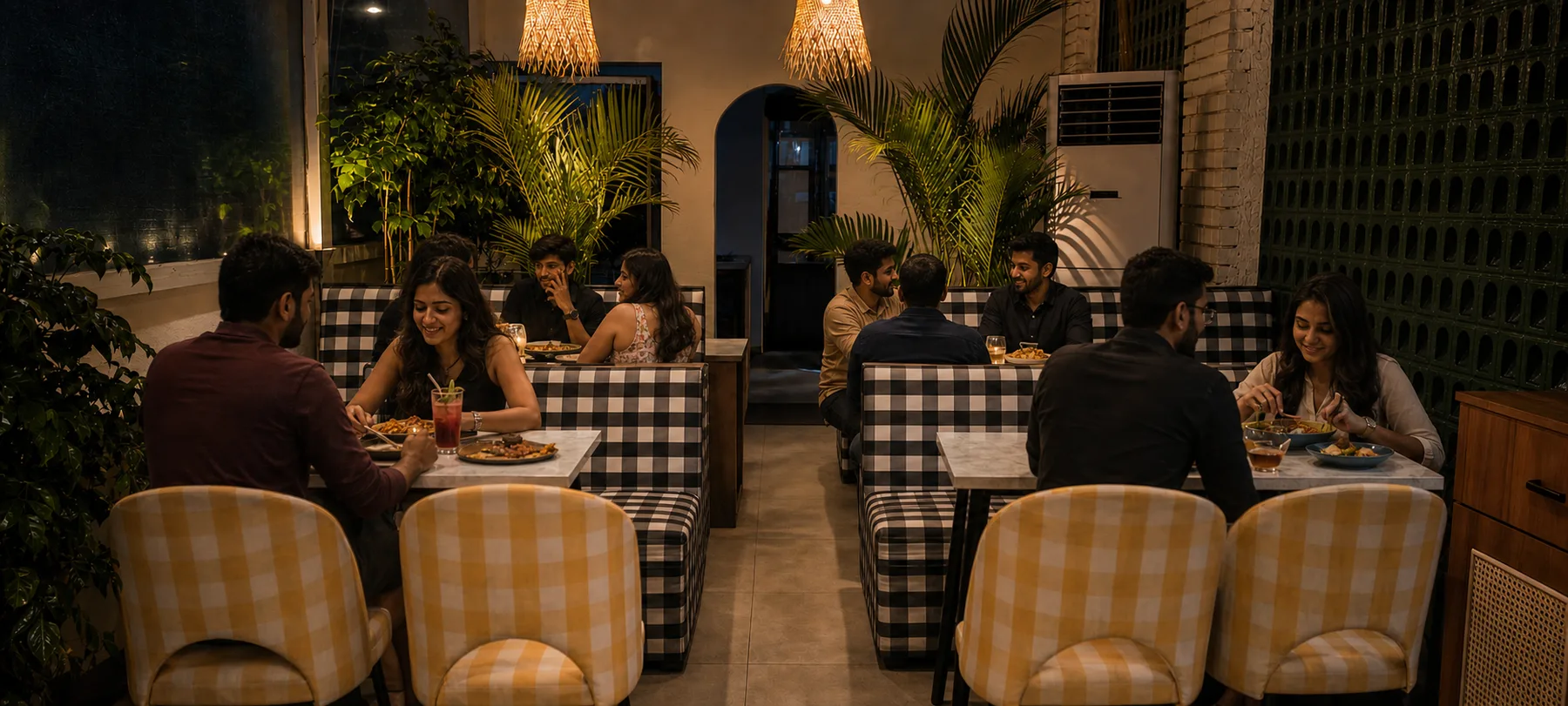 Group dining at Goat Brew Andheri West