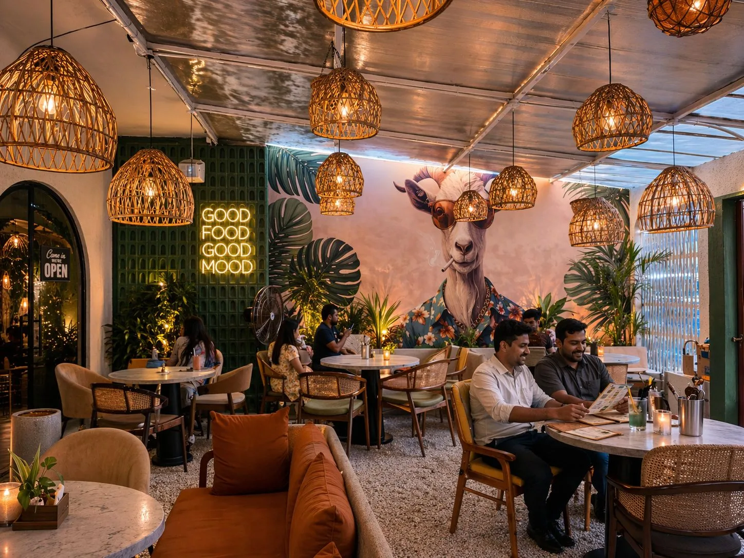 Open-air dining at Goat Brew Andheri West